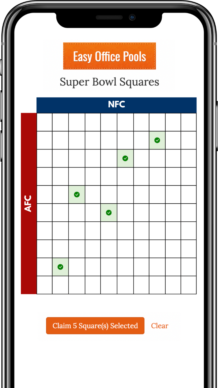 super bowl squares pick squares online